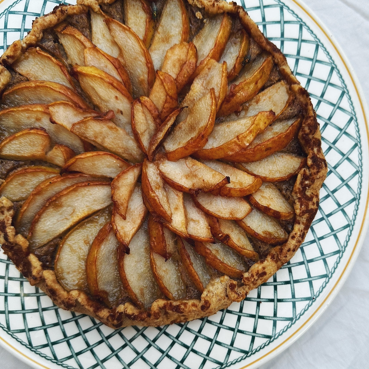 PEAR GALETTE WITH CHESTNUT FRANGIPANE